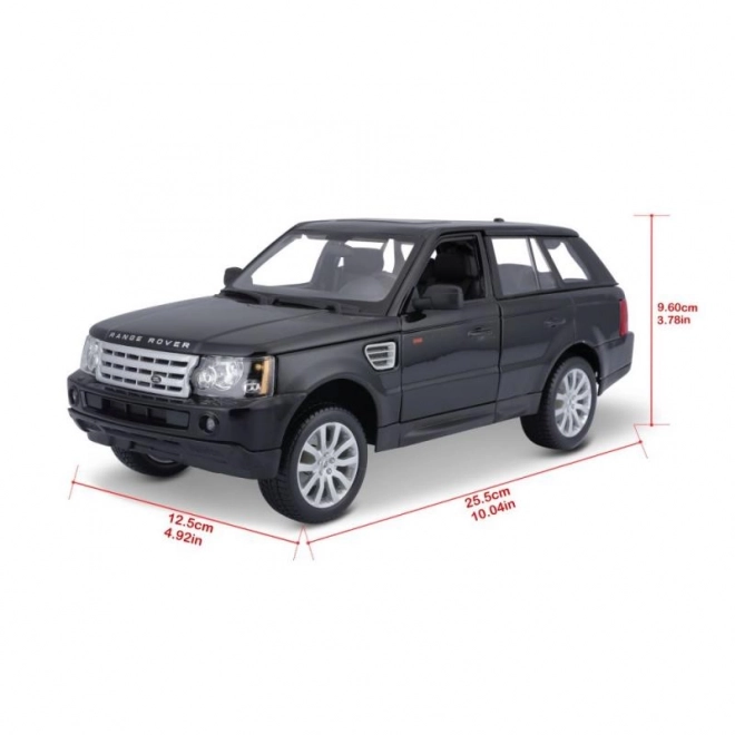 modello auto Bburago Scala 1:18 Range Rover Sport Nero