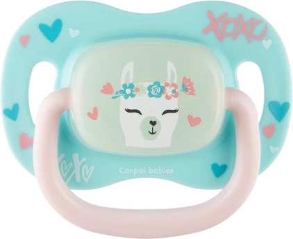 Canpol babies succhietto in silicone simmetrico 6–18 m – Lama