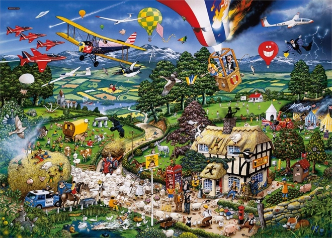 Puzzle Amo la campagna 1000 pezzi