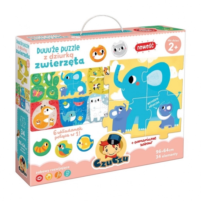 Grandi Puzzle con Buco - Animali