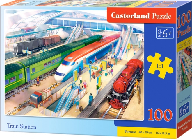 Puzzle Stazione Ferroviaria 100 Pezzi