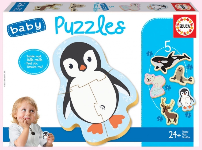 Puzzle per bambini Animali Polari