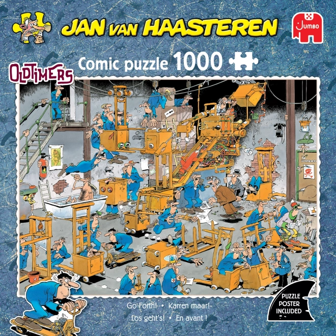 Puzzle JUMBO: Oldtimery - Avanti! 1000 pezzi