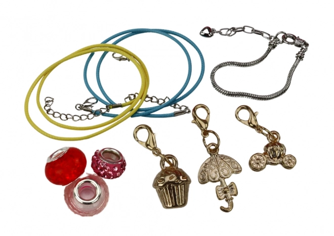 Set per Creare Braccialetti con Perline e Ciondoli