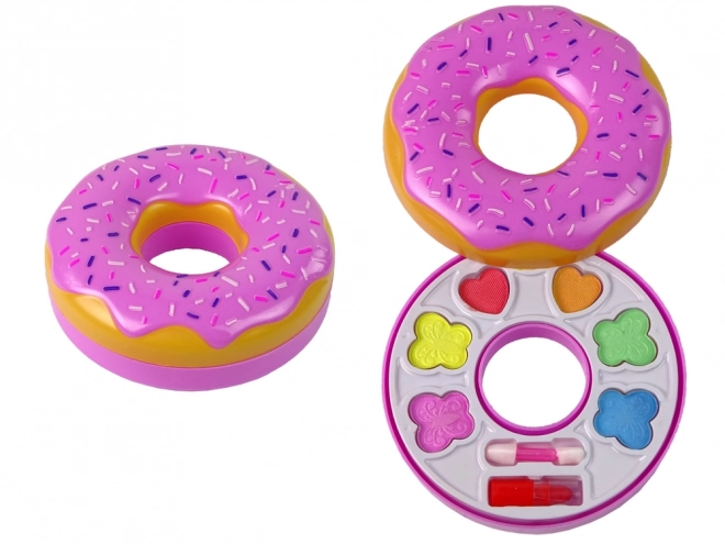 Palette di Ombretti Donut per Bambine con Rossetto