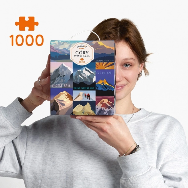 Puzzle 1000 pezzi Puzzlove - Montagne 8000 m s.l.m.