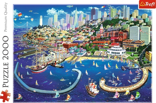 Puzzle 2000 pezzi Baia di San Francisco