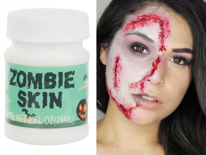 Pelle zombie per trucco di Halloween