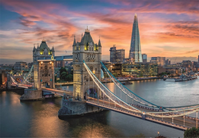 Puzzle 1500 pezzi Compact London Twilight