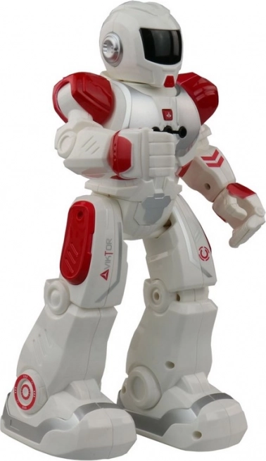 Robot interattivo Viktor 27 cm, 21 funzioni, rosso