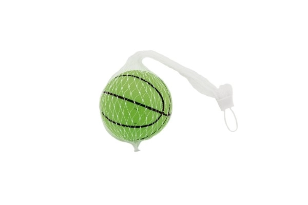 Pallone da Basket in Gomma 8,5cm 5 Colori in Rete