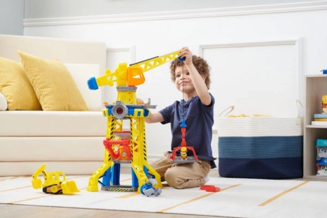 Set veicoli Paw Patrol Rubble e la sua squadra: Torre Gru