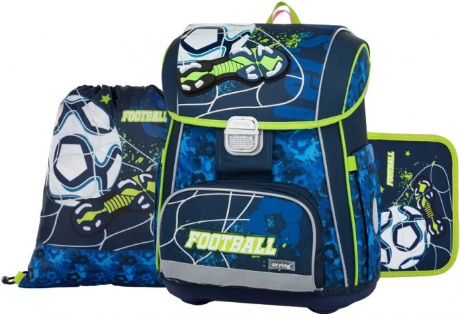 Set scolastico 3 pezzi Premium Calcio