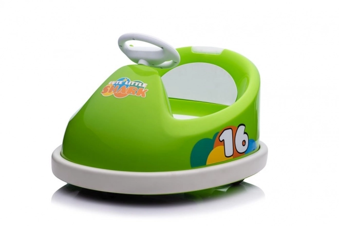 Veicolo elettrico verde per bambini