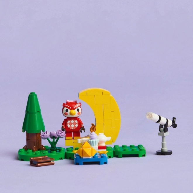 Osservazione delle stelle con Celeste Lego Animal Crossing