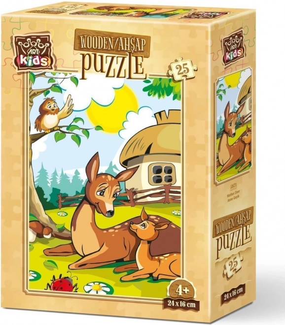 Puzzle in legno Cerbiatta