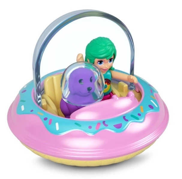 Polly Pocket Veicolo Donut di Pollyville