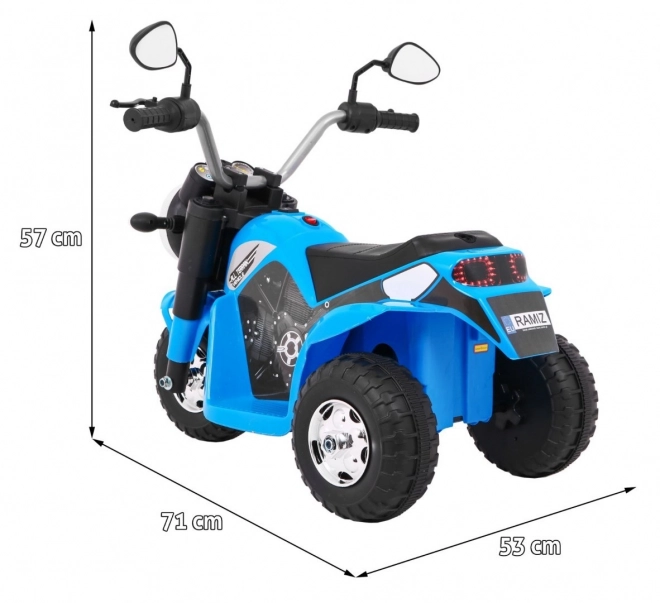 Minimoto elettrica per bambini con suoni e luci LED