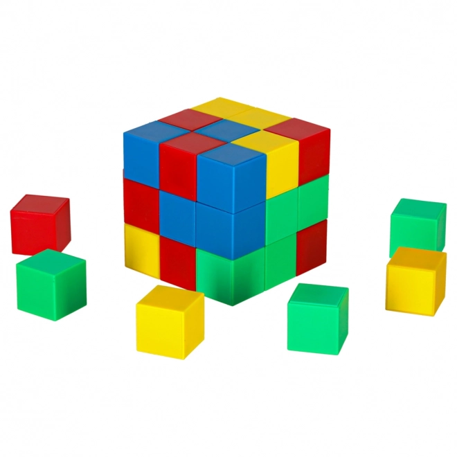Blocchi da costruzione magnetici - set cubico 64 pezzi