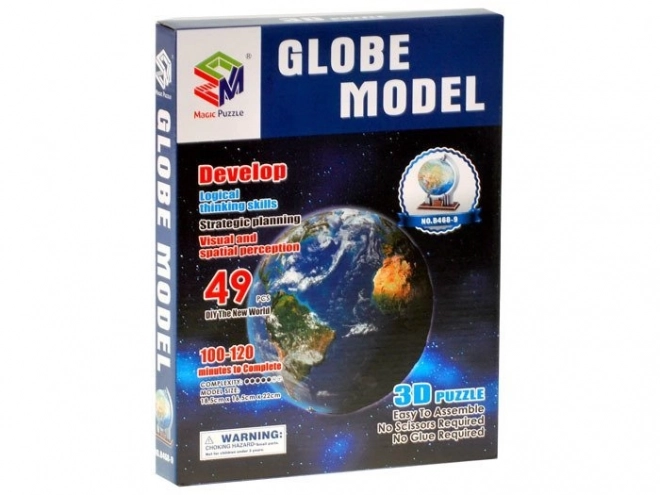 Puzzle 3D Globo Terrestre 49 Pezzi