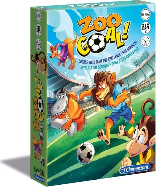 Calcio divertente con animali per 2 giocatori