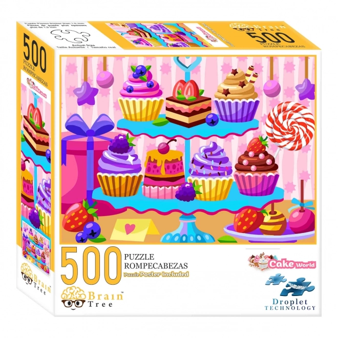 Puzzle Brain Tree Pasticceria 500 Pezzi