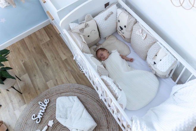 Bubaba set da letto per bebè Sleep Guardian 12 pezzi beige