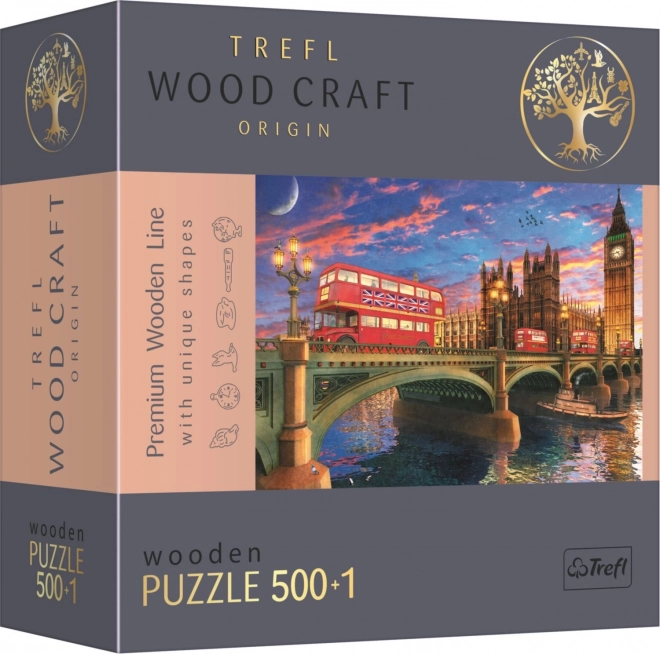 Puzzle TREFL Palazzo di Westminster, Big Ben 501 pezzi in legno