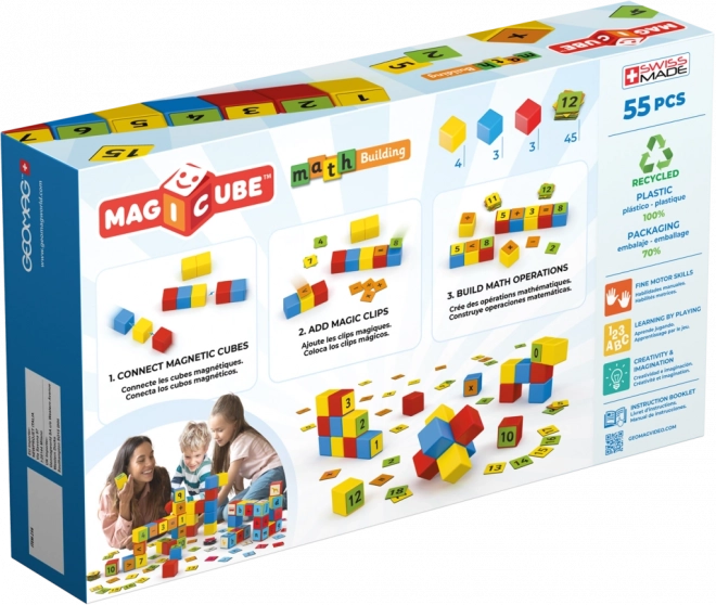 Geomag Magicube Matematica 55 pezzi