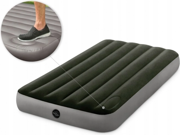 Materasso gonfiabile singolo con pompa a pedale integrata INTEX 191 × 99 × 25 cm