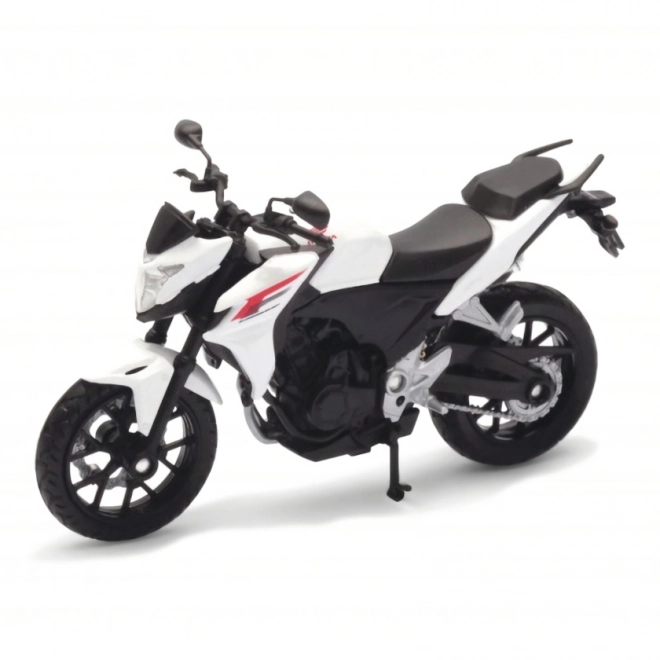 Miniatura motocicletta Honda CB500F bianca