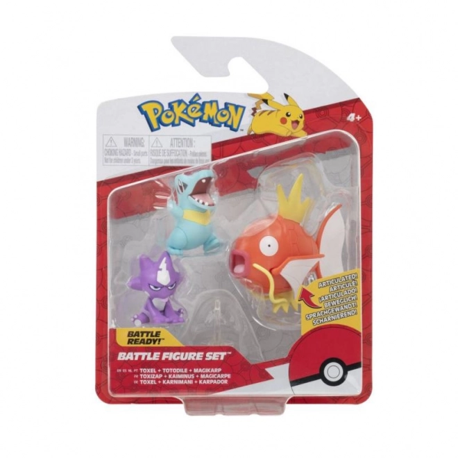 Set di 3 personaggi da collezione Pokémon