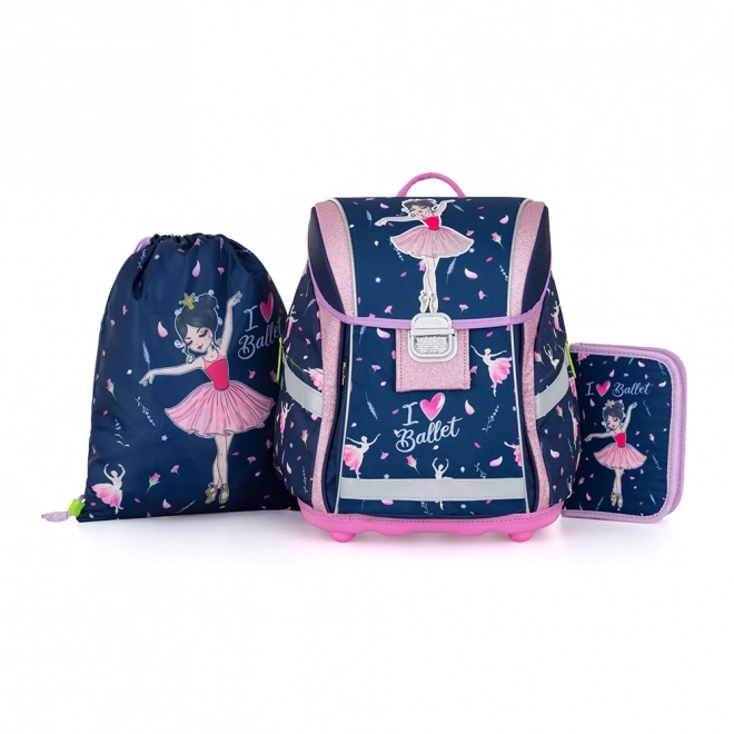 Set scolastico 3 pezzi Premium Light Ballerina