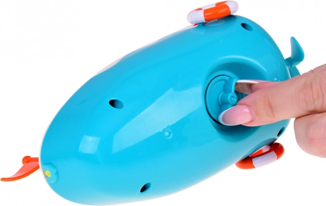 Barca galleggiante per bambini con fontana d'acqua
