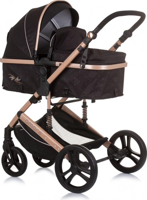 Passeggino combinato Amore 2 in 1 Chipolino Jungle – Ossidiana, Oro