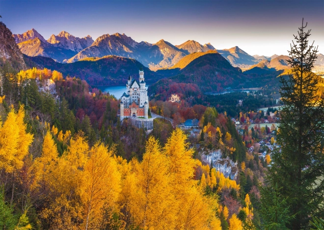 Puzzle Autunnale Neuschwanstein 1000 Pezzi