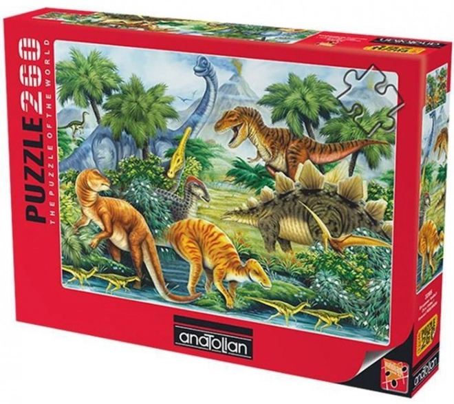 Puzzle Anatolian Valle dei Dinosauri 260 Pezzi