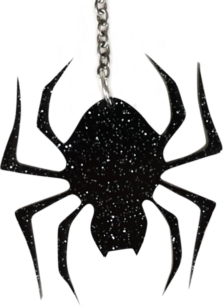 Orecchini pendenti con ragno per Halloween e streghe