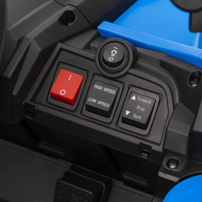 Veicolo elettrico per bambini Buggy Madman UTV-MX blu