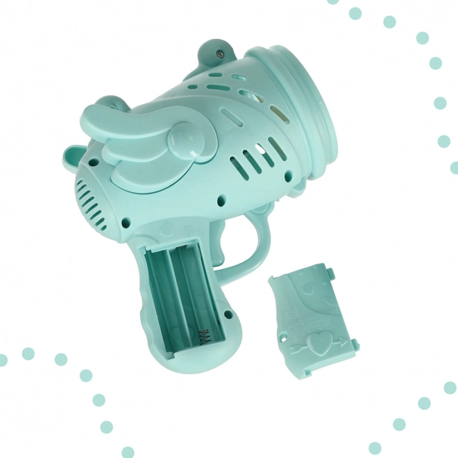 Pistola Bolle di Sapone con Ali Blu