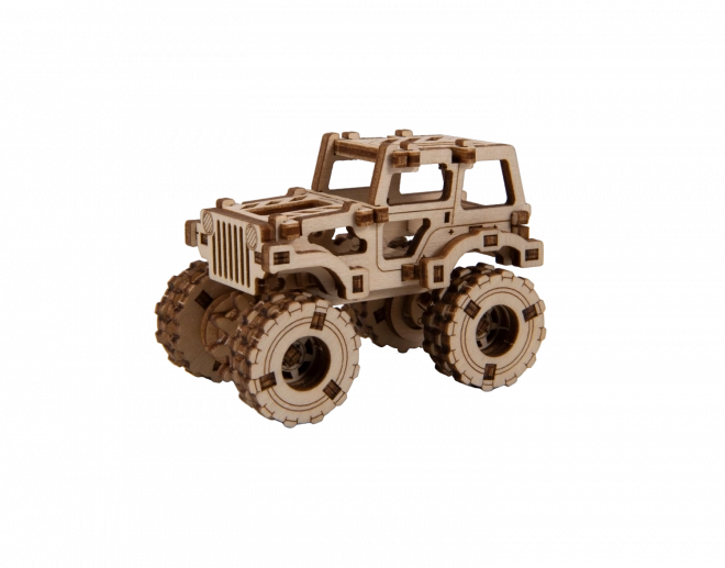 Puzzle 3D in legno Monster Truck