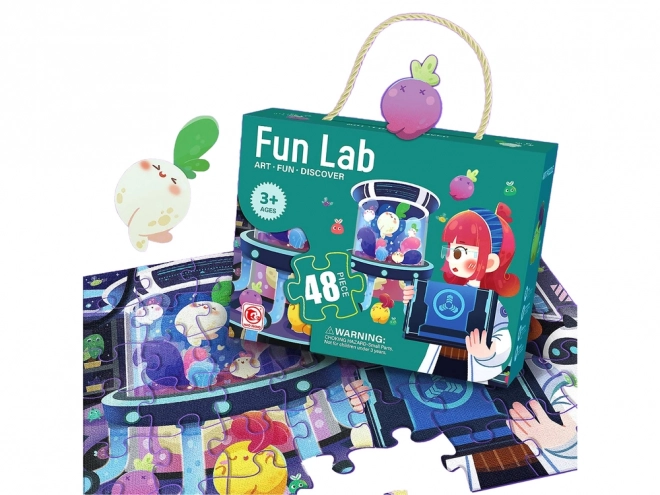 Puzzle per bambini laboratorio 48 pezzi