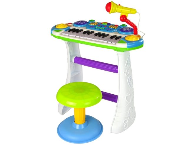 Set completo con supporto e sgabello
