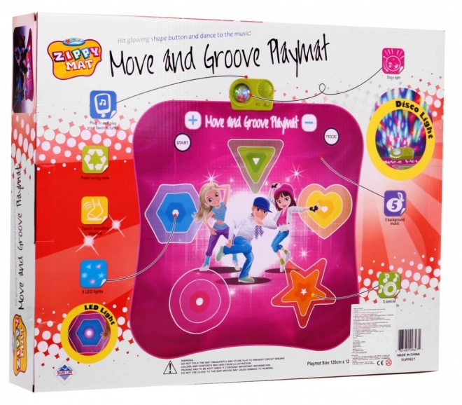 Tappeto da ballo per bambini Move and Groove 3+