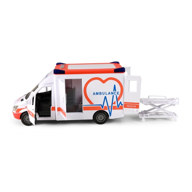 Auto ambulanza con suoni e luci