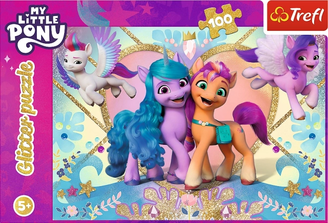 Puzzle scintillante My Little Pony 100 pezzi