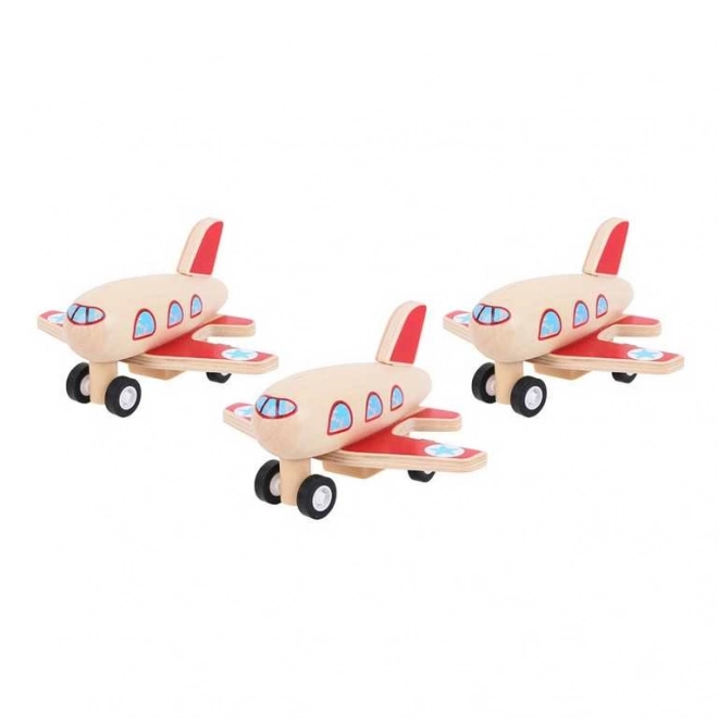 Aereo a carica in legno Bigjigs Toys