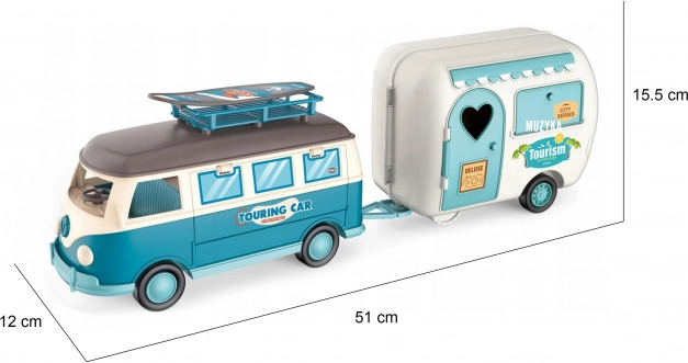 Woopie Karavan XL pro panenky Set da campeggio con rimorchio