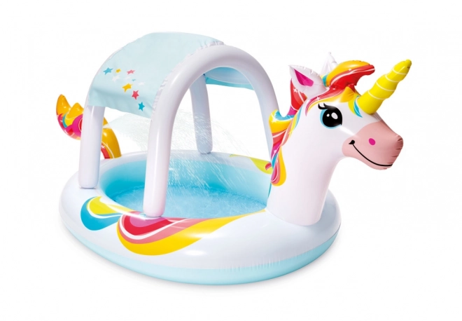 Piscina per bambini a spray a forma di unicorno