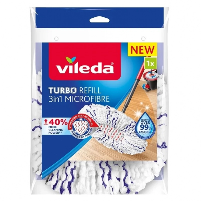 Ricambio per mocio rotante Turbo 3 in 1 Microfibra